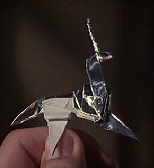 Uno degli origami lasciati dal tizio di Blade Runner