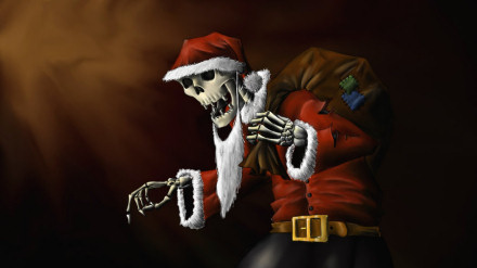 Babbo Natale scheletrico