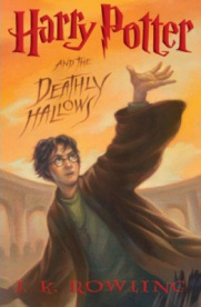 Copertina del settimo romanzo di Harry Potter